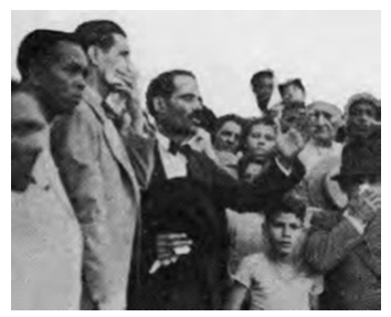 Albizu ante tumba Carlos y Elías